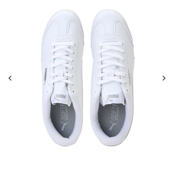 PUMA MEN'S TURINO FSL SNEAKER - TRIPLE WHITE/BLACK SIZE 7 (NEW WITH TAGS) - Picture 4 of 6